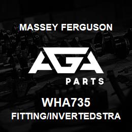 WHA735 Massey Ferguson FITTING/INVERTEDSTRAIGHT | AGA Parts