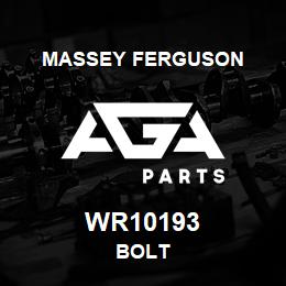 WR10193 Massey Ferguson BOLT | AGA Parts