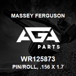 WR125873 Massey Ferguson PIN/ROLL, .156 X 1.75 | AGA Parts