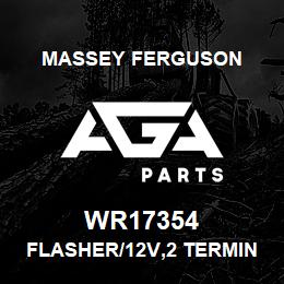 WR17354 Massey Ferguson FLASHER/12V,2 TERMINAL | AGA Parts