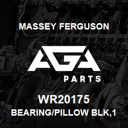 WR20175 Massey Ferguson BEARING/PILLOW BLK,1.25 | AGA Parts