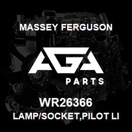 WR26366 Massey Ferguson LAMP/SOCKET,PILOT LIGHT | AGA Parts