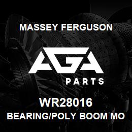 WR28016 Massey Ferguson BEARING/POLY BOOM MOD | AGA Parts