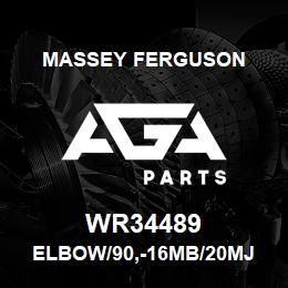 WR34489 Massey Ferguson ELBOW/90,-16MB/20MJ | AGA Parts