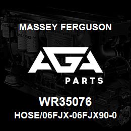 WR35076 Massey Ferguson HOSE/06FJX-06FJX90-06R1 | AGA Parts