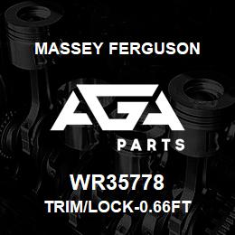 WR35778 Massey Ferguson TRIM/LOCK-0.66FT | AGA Parts