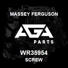 WR35954 Massey Ferguson SCREW | AGA Parts