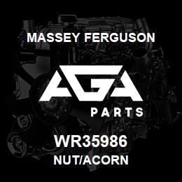 WR35986 Massey Ferguson NUT/ACORN | AGA Parts