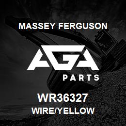 WR36327 Massey Ferguson WIRE/YELLOW | AGA Parts