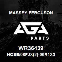 WR36439 Massey Ferguson HOSE/08FJX(2)-06R1X32 | AGA Parts