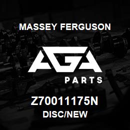 Z70011175N Massey Ferguson DISC/NEW | AGA Parts