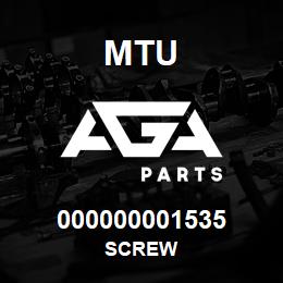000000001535 MTU Screw | AGA Parts