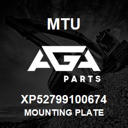 XP52799100674 MTU MOUNTING PLATE | AGA Parts