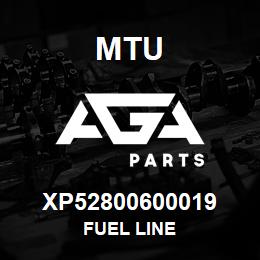 XP52800600019 MTU Fuel Line | AGA Parts