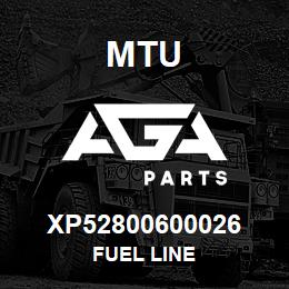 XP52800600026 MTU Fuel Line | AGA Parts