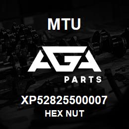 XP52825500007 MTU HEX NUT | AGA Parts