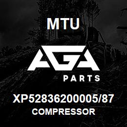 XP52836200005/87 MTU COMPRESSOR | AGA Parts