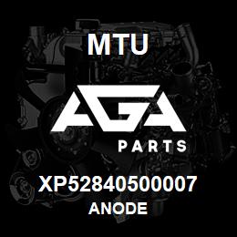 XP52840500007 MTU ANODE | AGA Parts