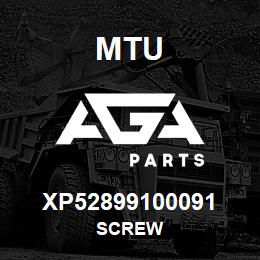 XP52899100091 MTU Screw | AGA Parts