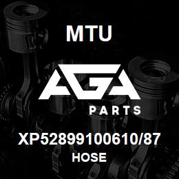 XP52899100610/87 MTU HOSE | AGA Parts