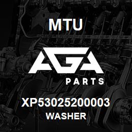 XP53025200003 MTU WASHER | AGA Parts