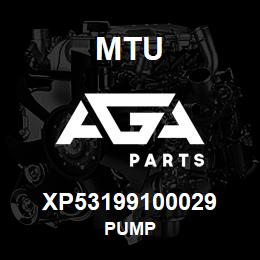 XP53199100029 MTU PUMP | AGA Parts