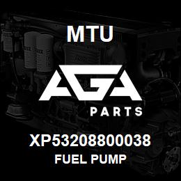 XP53208800038 MTU FUEL PUMP | AGA Parts