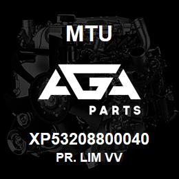 XP53208800040 MTU PR. LIM VV | AGA Parts