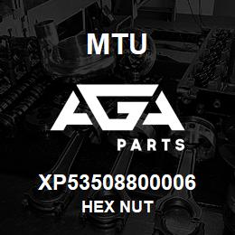 XP53508800006 MTU HEX NUT | AGA Parts