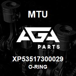 XP53517300029 MTU O-RING | AGA Parts