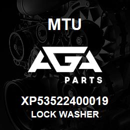 XP53522400019 MTU Lock Washer | AGA Parts