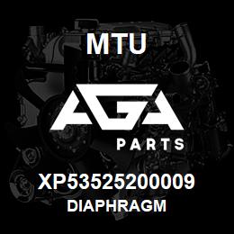 XP53525200009 MTU DIAPHRAGM | AGA Parts