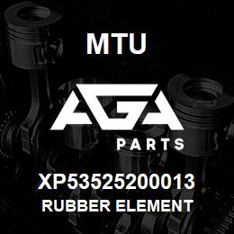 XP53525200013 MTU RUBBER ELEMENT | AGA Parts