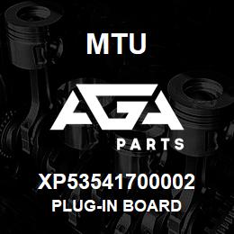 XP53541700002 MTU Plug-In Board | AGA Parts