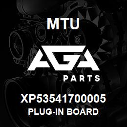 XP53541700005 MTU Plug-In Board | AGA Parts