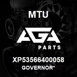 XP53566400058 MTU Governor* | AGA Parts