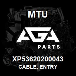 XP53620200043 MTU Cable, Entry | AGA Parts