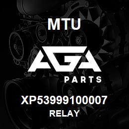 XP53999100007 MTU RELAY | AGA Parts