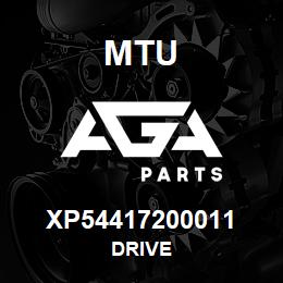 XP54417200011 MTU Drive | AGA Parts