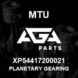 XP54417200021 MTU Planetary Gearing | AGA Parts