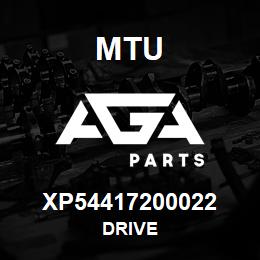 XP54417200022 MTU Drive | AGA Parts