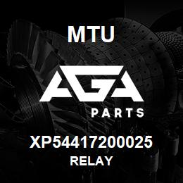 XP54417200025 MTU Relay | AGA Parts