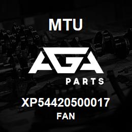 XP54420500017 MTU Fan | AGA Parts