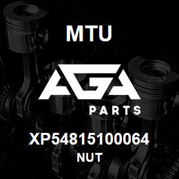 XP54815100064 MTU NUT | AGA Parts