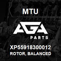 XP55918300012 MTU Rotor, Balanced | AGA Parts