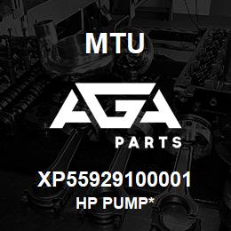 XP55929100001 MTU HP Pump* | AGA Parts