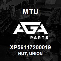 XP56117200019 MTU Nut, Union | AGA Parts