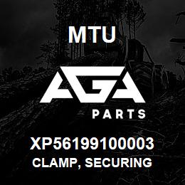 XP56199100003 MTU Clamp, Securing | AGA Parts