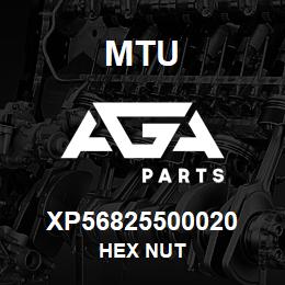 XP56825500020 MTU HEX NUT | AGA Parts