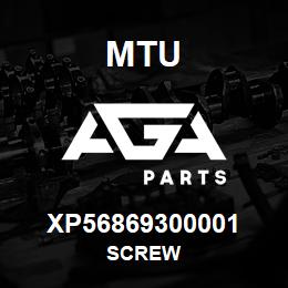 XP56869300001 MTU Screw | AGA Parts